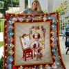 Snoopy Triple Self Portrait Quilt Blanket  Quilt